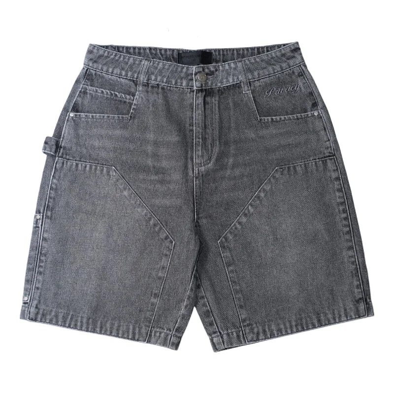 Lightweight Custom Shorts For Summer-Workman Shorts V2 - Washed Grey