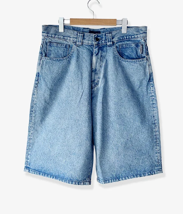 Custom Pants For Work Meetings-DESCENDANT/ERIK DENIM SHORTS HARD WASH (INDIGO)