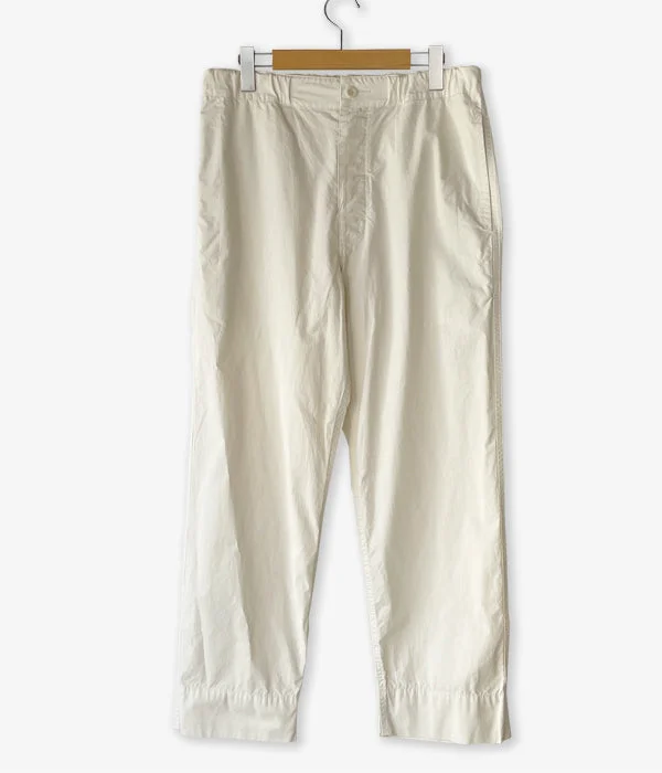 Custom Cargo Pants For Adventure-MHL./SUPERFINE COTTON TWILL PANTS WOMENS (ECRU)