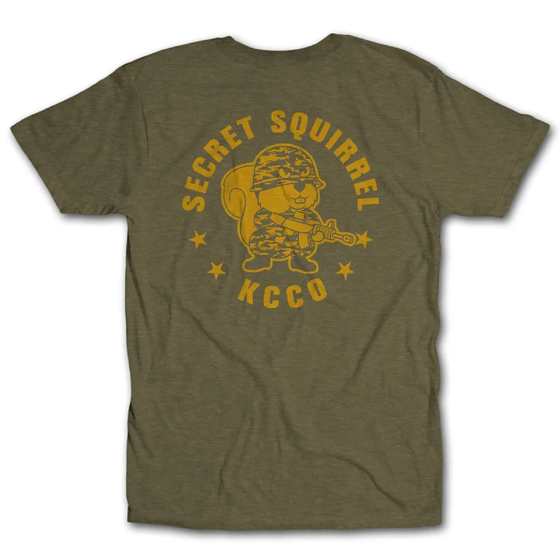 T-Shirt With Custom Art Print-Secret Squirrel Unisex Tee