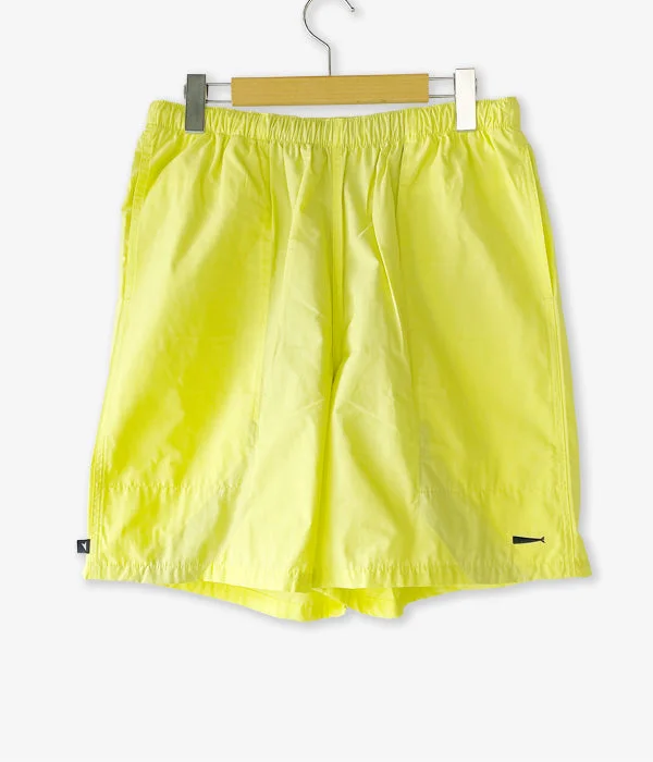 Personalized Pants For Fitness Apparel-DESCENDANT/DBS NYLON SHORTS (YELLOW)