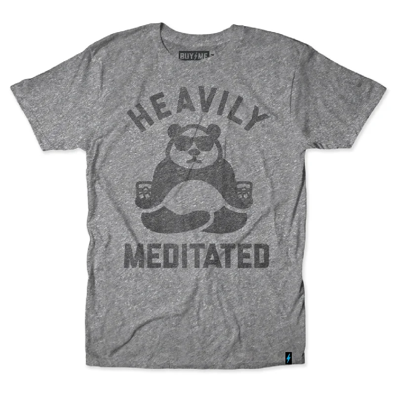 High-Quality Custom T-Shirt-Heavily Meditated Tee