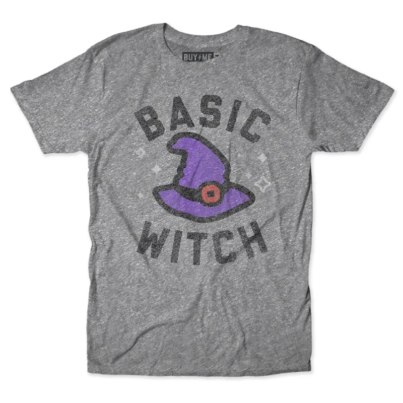 T-Shirt With Personalized Image-Basic Witch Tee