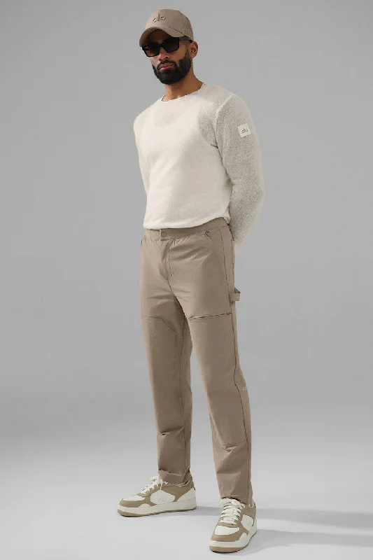 Custom Pants For Outdoor Adventures-Co-Op Carpenter Track Pant - Gravel