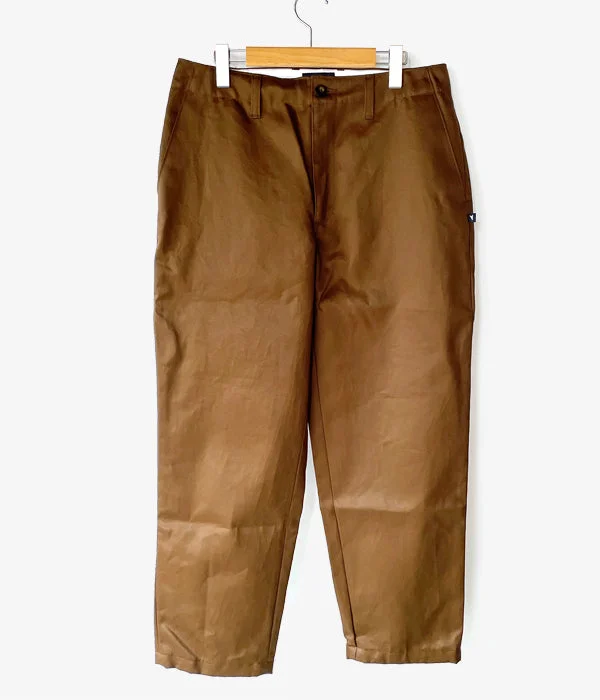 Personalized Pants For Road Trips-DESCENDANT/DC-6 TWILL TROUSERS (BROWN)