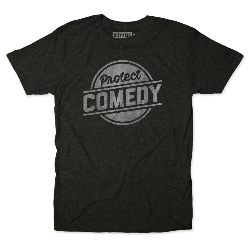 T-Shirt With Funny Meme Design-Protect Comedy Tee