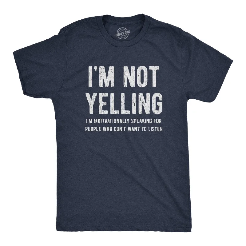 Personalized T-Shirt For Travel Groups-I'm Not Yelling Men's T Shirt