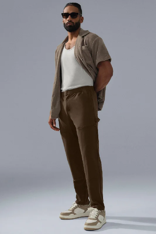 Custom Pants For Summer Fashion-Co-Op Carpenter Track Pant - Espresso