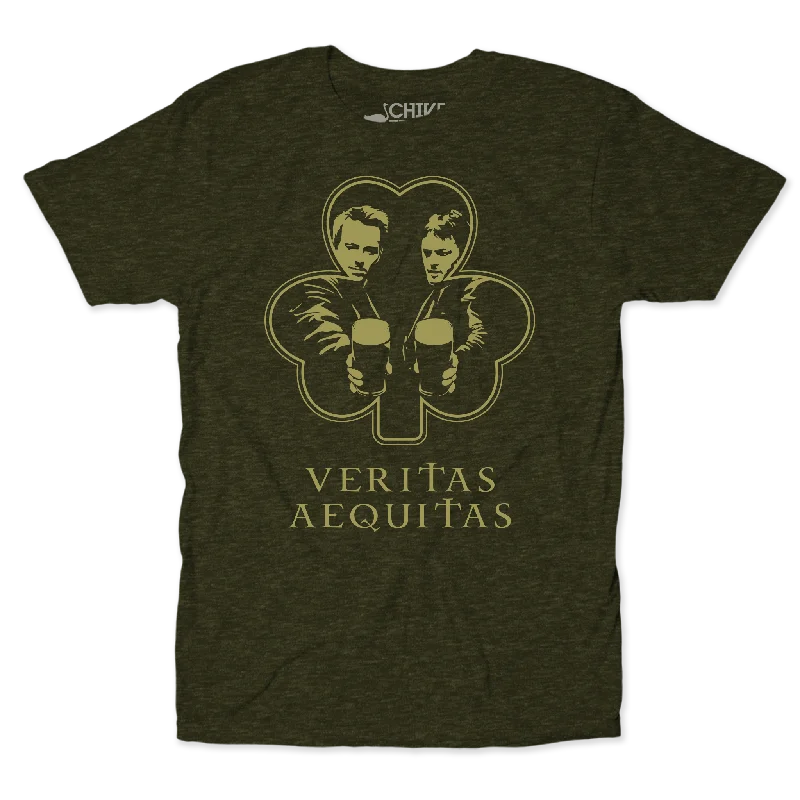 Custom Printed T-Shirt For Pet Lovers-Veritas Aequitas V2 Unisex Tee