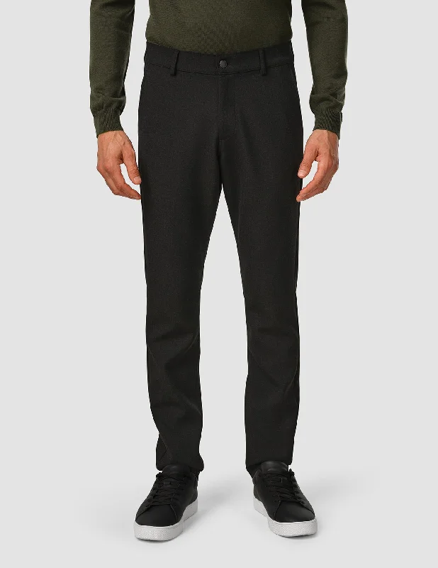 Custom Pants For Relaxing Days-Heavy Edition Pants Slim Black Melange 2.0