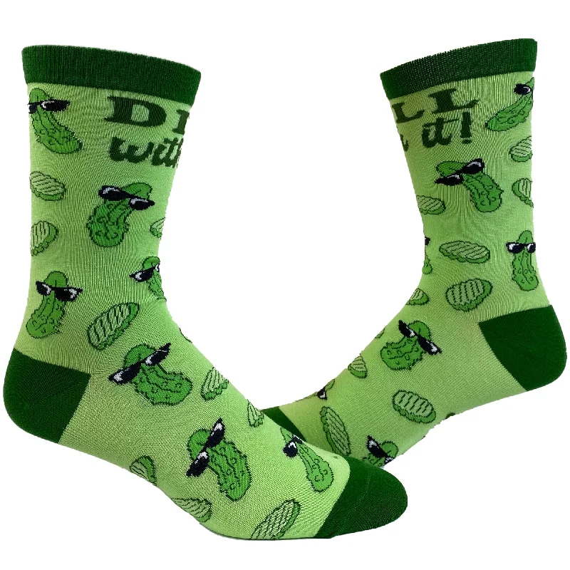 Personalized Socks For Team Spirit-Mens Dill With It Socks