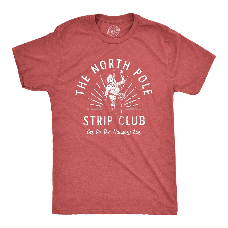 T-Shirt With Your Custom Illustration-North Pole Strip Club Men's T Shirt