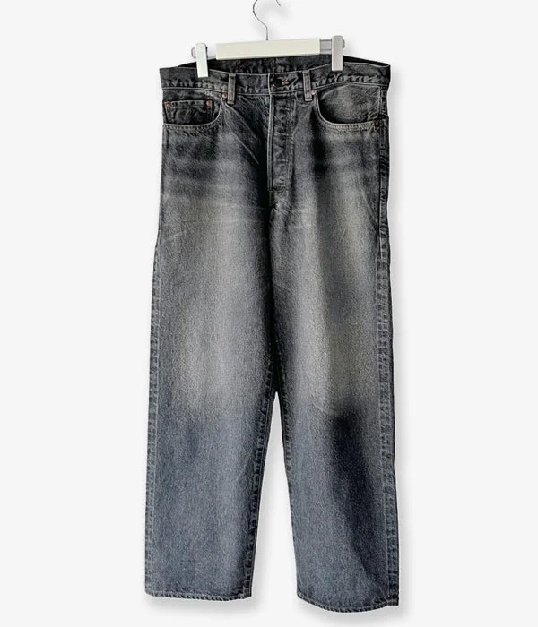 Custom Cargo Pants For Adventure-blurhms ROOTSTOCK/13.5OZ DENIM PANTS CLASSIC (USED-SulfurBlack)