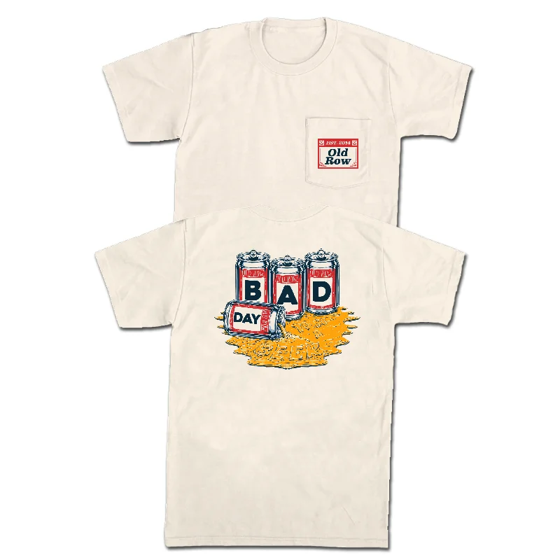 Custom T-Shirt For Celebrations-Bad Day To Be A Beer Empties Pocket Tee