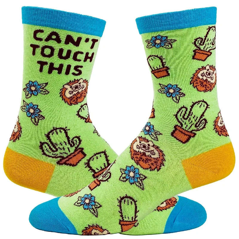 Custom Socks For College Sports-Youth Can't Touch This Socks