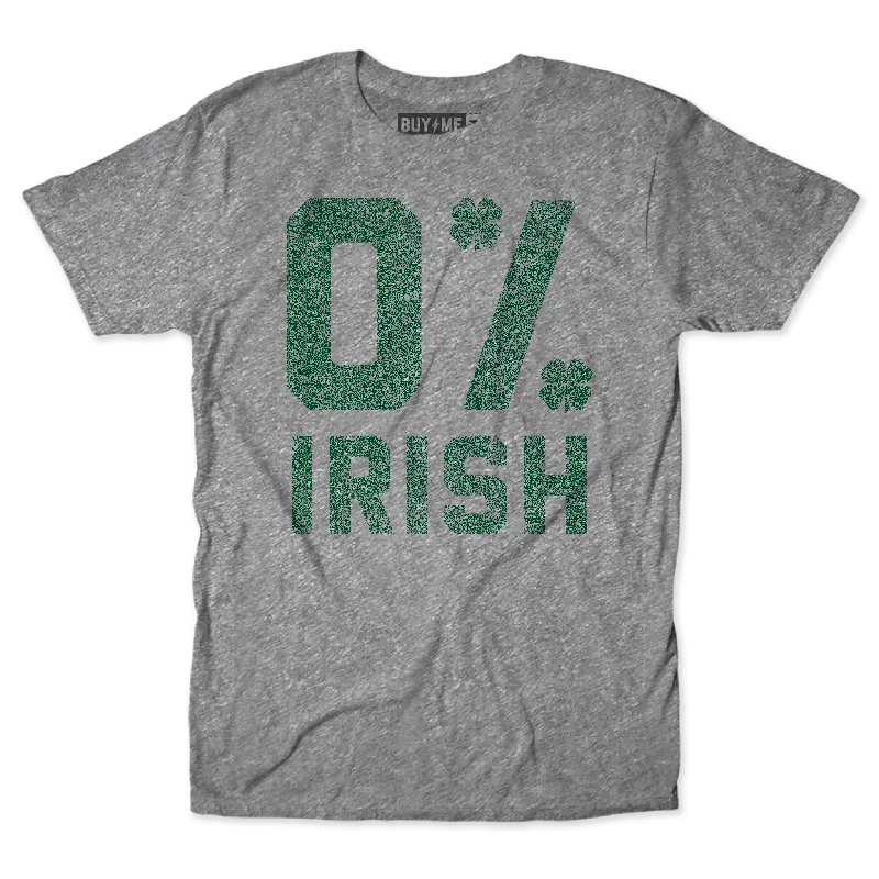 Personalized T-Shirt For Couples-0% Irish Tee