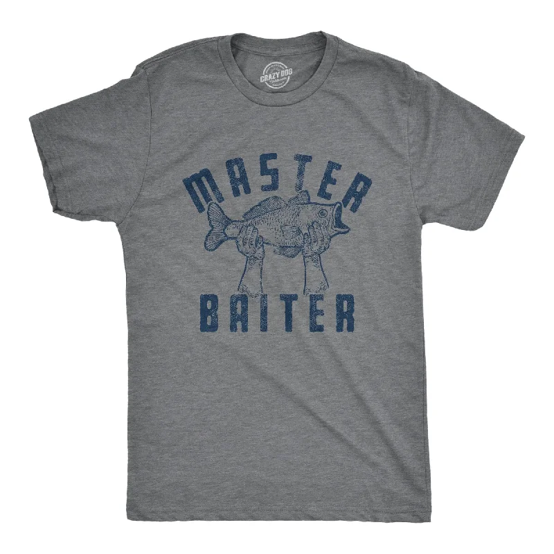 Custom T-Shirt For Summer Events-Master Baiter Fish Men's T Shirt