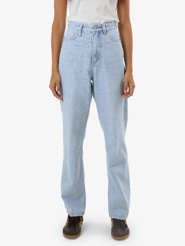 Custom Pants For Work Meetings-Pulp Jean - Light Ash Blue