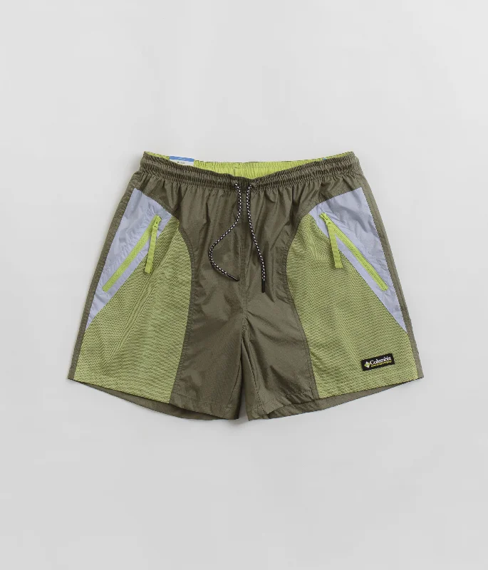 Custom Cargo Shorts For Men’s Fashion-Columbia Riptide II Shorts - Stone Green / Whisper / Napa Green