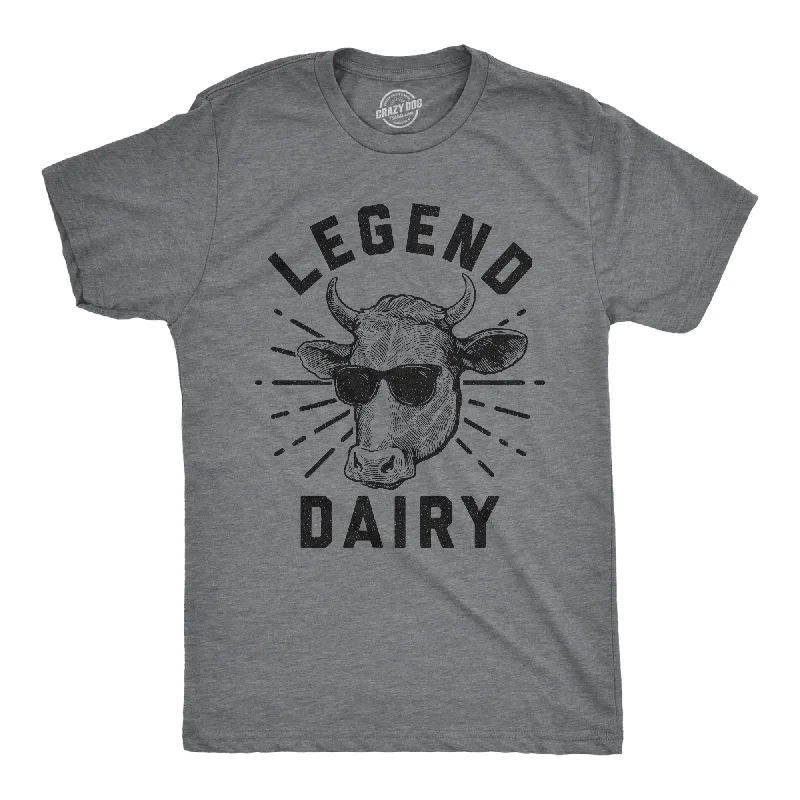 Personalized T-Shirt For Team Sports-Legend Dairy Men's T Shirt