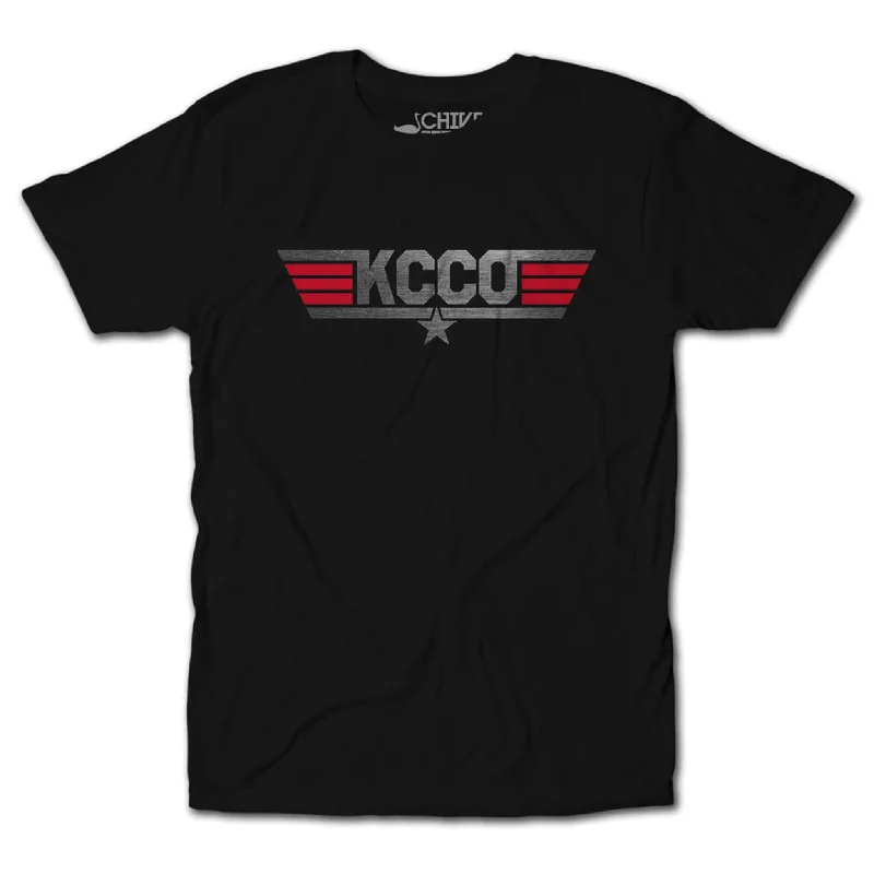 Custom T-Shirt For Big Groups-KCCO Silver Wingman Tee