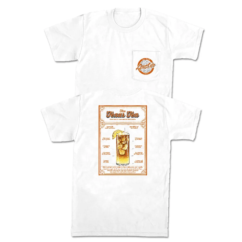 Personalized T-Shirt For Family Vacations-The Texas Tea Pocket Tee