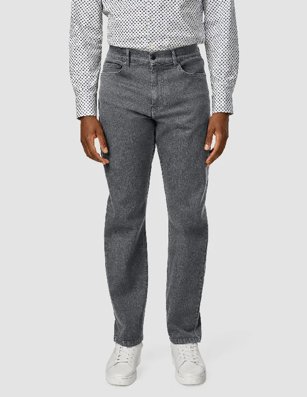 Custom Pants For Evening Events-Classic Jeans Regular Dark Grey