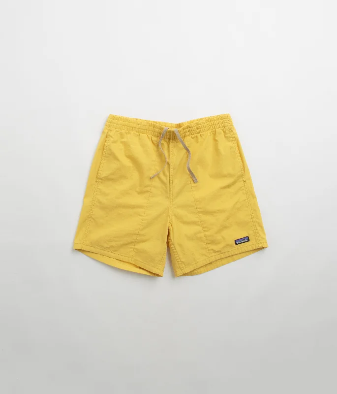 Custom Fit Shorts For Your Activities-Patagonia Funhoggers Shorts - Surfboard Yellow