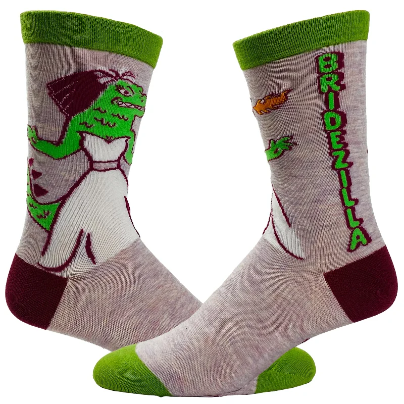 Custom Socks For Sports Teams-Women's Bridezilla Socks