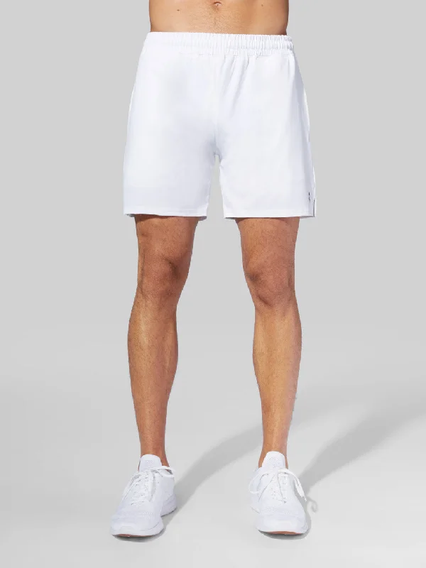 Custom Printed Shorts For Sports Teams-BARRY'S WHITE PERFORMANCE 5 IN. SHORT