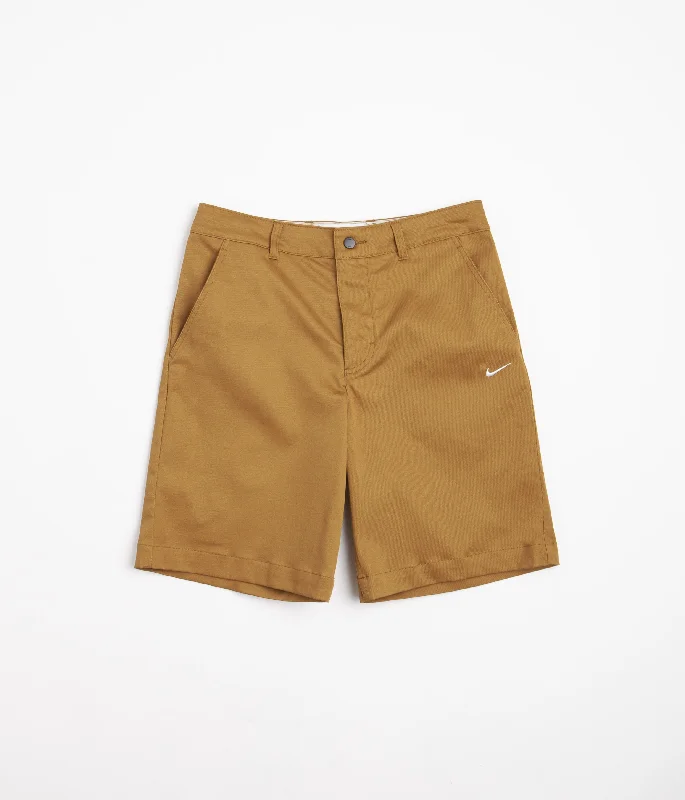 Personalized Shorts For Evening Wear-Nike SB El Chino Shorts - Ale Brown / White