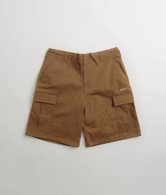 Personalized Casual Shorts For Women-Nike SB Cargo Shorts - Ale Brown / White