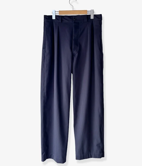 Custom Pants For Sports Apparel-WELCOME-RAIN/CHINO TROUSERS (NAVY)