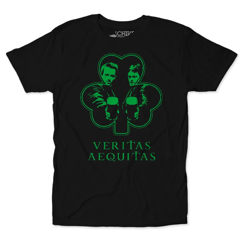 Custom T-Shirt For Hiking Adventures-Veritas Aequitas Unisex Tee