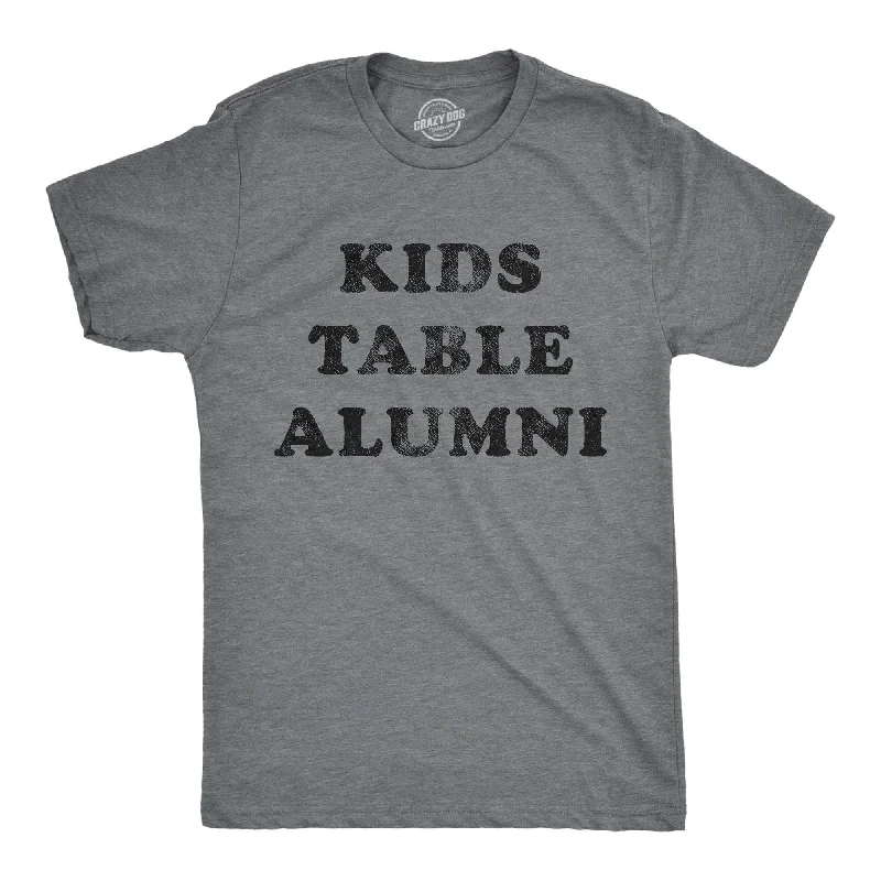 Custom T-Shirt For School Fundraisers-Kids Table Alumni Men's T Shirt