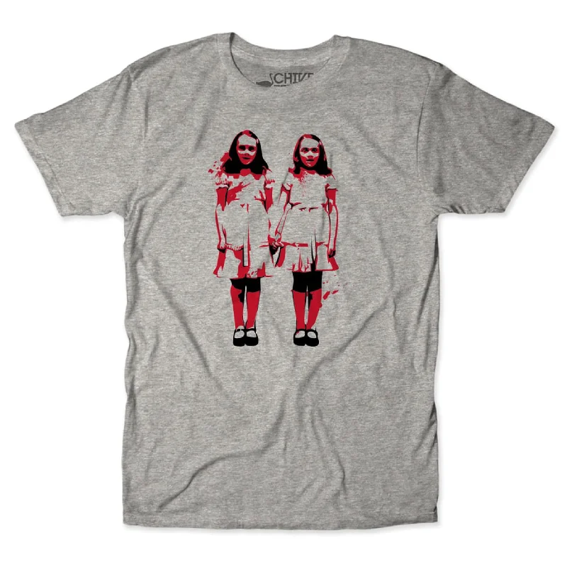 Funny Custom T-Shirt For Boys-Bloody Twins Tee