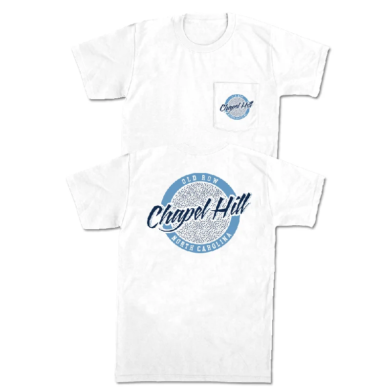 Custom T-Shirt For Fundraising-Chapel Hill, North Carolina Circle Logo Pocket Tee