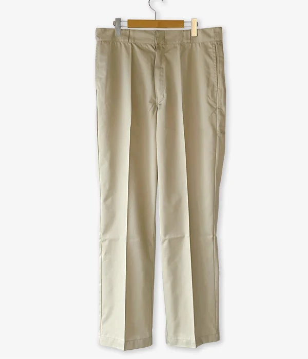 Custom Pants For Men-DESCENDANT/DW-19 TC TWILL WORK TROUSERS ANTISTATIC (BEIGE)