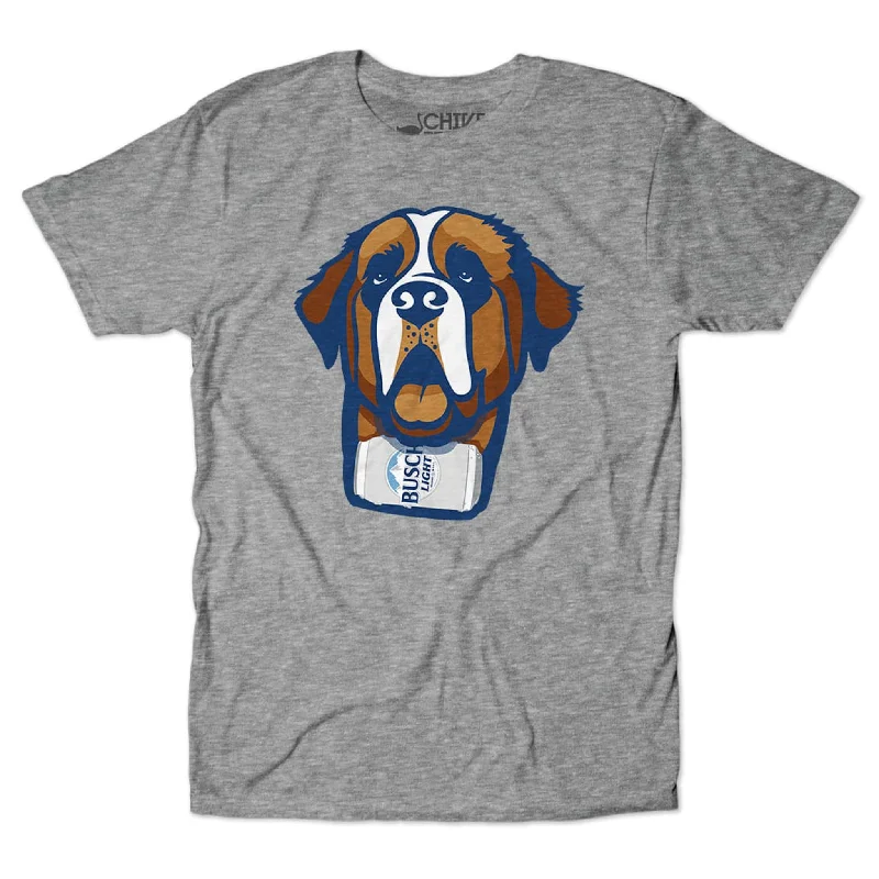 Custom Printed T-Shirt For Business Events-St. Bernard Busch Tee