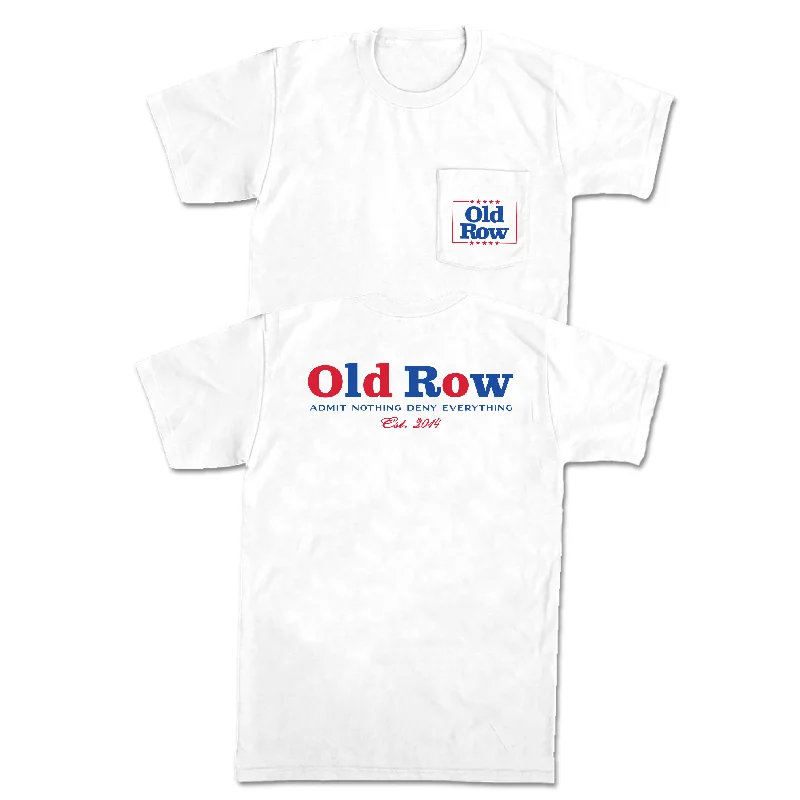 Personalized T-Shirt For Office Staff-Old Row USA Pocket Tee