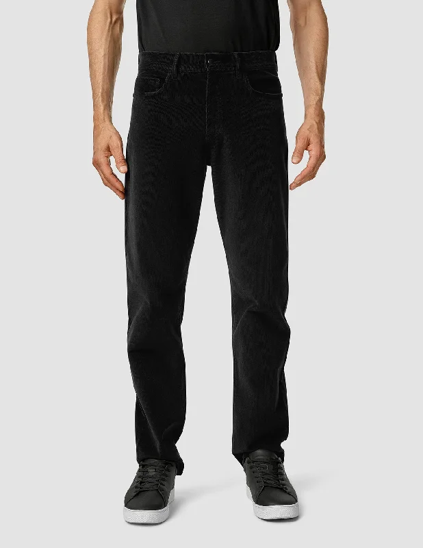 Custom Pants For Evening Events-Corduroy Pants Black