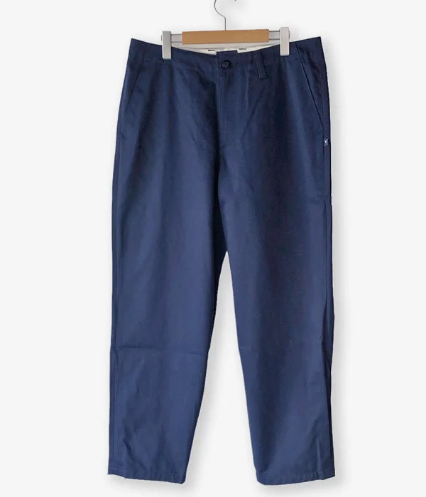 Custom Pants For College Fashion-DESCENDANT/DC-6 TWILL TROUSERS (NAVY)