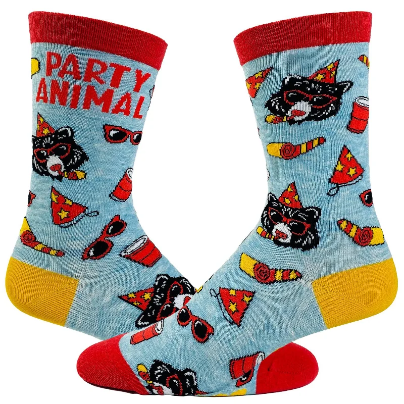 Custom Socks For Summer Activities-Youth Party Animal Socks