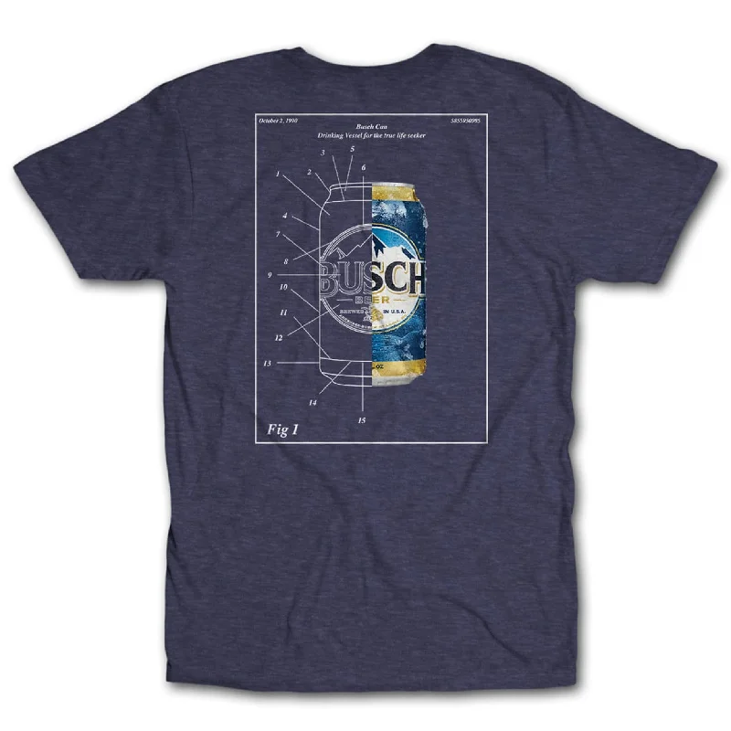 Funny Personalized T-Shirt For Party Gifts-Busch Blueprint Tee