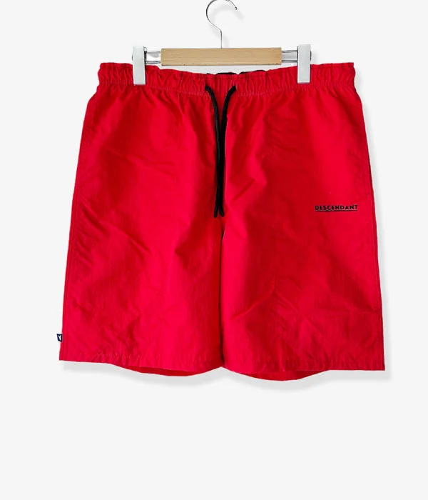 Personalized Pants For Beach Trips-DESCENDANT/DBS BEACH SHORTS (RED)