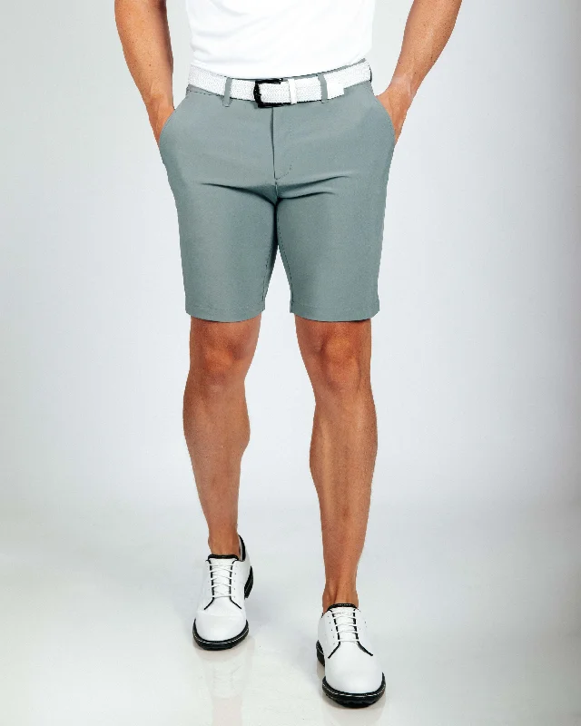 Personalized Shorts For Relaxing-Men's Smoke Green Golf Shorts