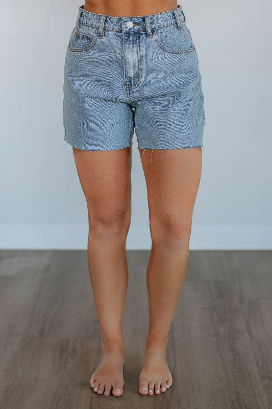 Personalized Lounge Shorts For Women-Channing Denim Shorts