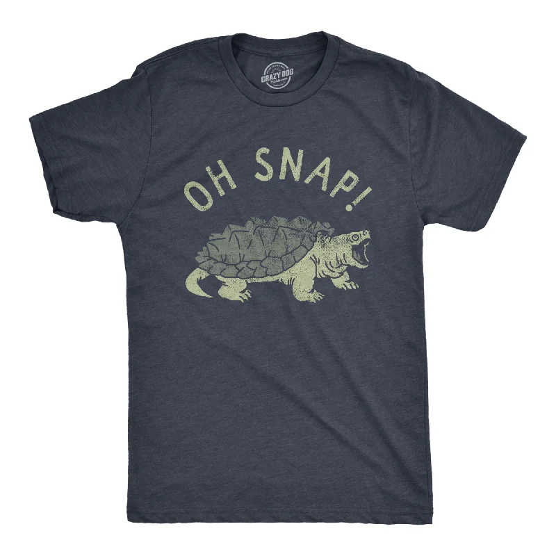 T-Shirt With Custom Comic Designs-Oh Snap Men's T Shirt