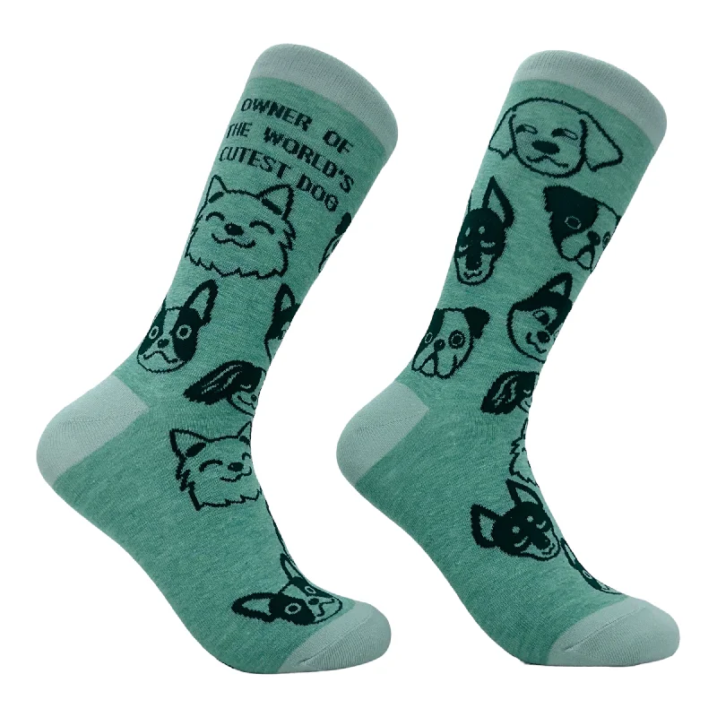 Personalized Socks For Special Design-Women's Owner Of The Worlds Cutest Dog Socks