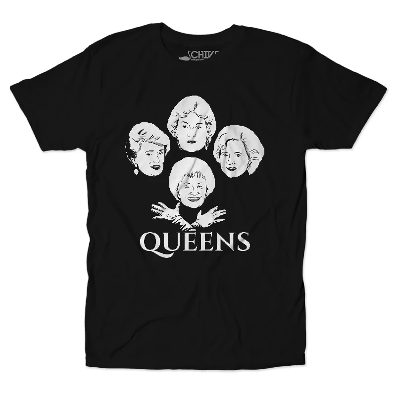 T-Shirt With Custom Slogan-Queens V2 Unisex Tee